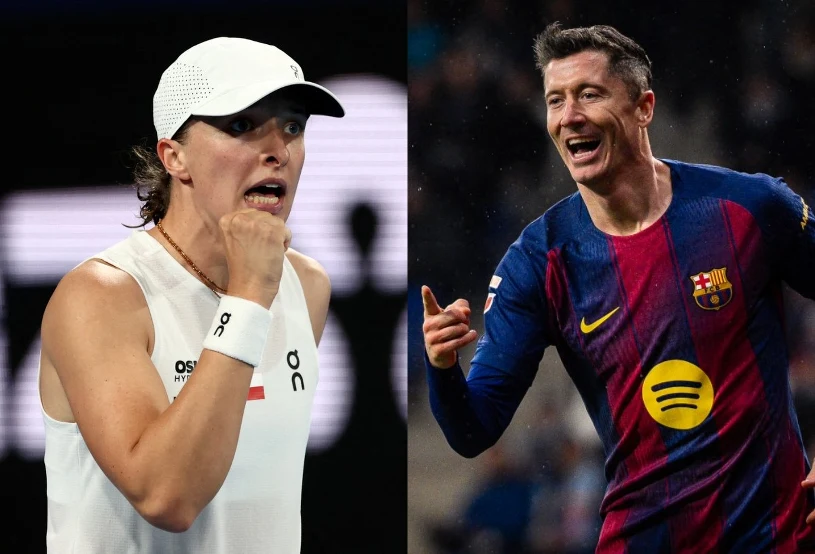 Świątek bez szans w starciu z Lewandowskim. Deklasacja to mało powiedziane