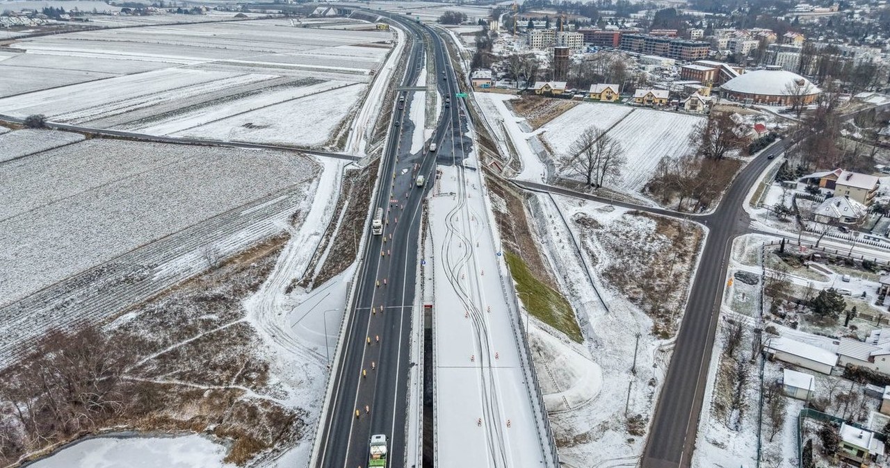 Duża zmiana na S7. Otwarto nowy zjazd na obwodnicy Krakowa