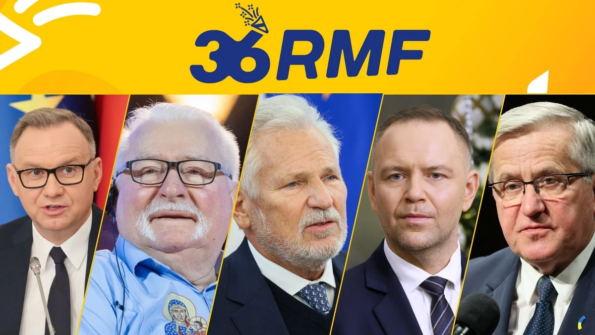 To wydarzenie, jakiego jeszcze nie było! Z okazji 36. urodzin RMF FM, na antenie i w internecie spotkają się prezydenci wolnej Polski. Lech Wałęsa, Aleksander Kwaśniewski, Bronisław Komorowski i Andrzej Duda – każdy z nich pojawi się na specjalnym, urodzinowym live’ie RMF FM. Życzenia urodzinowe stacji złożył także obecny prezydent Karol Nawrocki. Przed nami wyjątkowe rozmowy, wspomnienia i refleksje, które zapiszą się na kartach historii polskich mediów. 