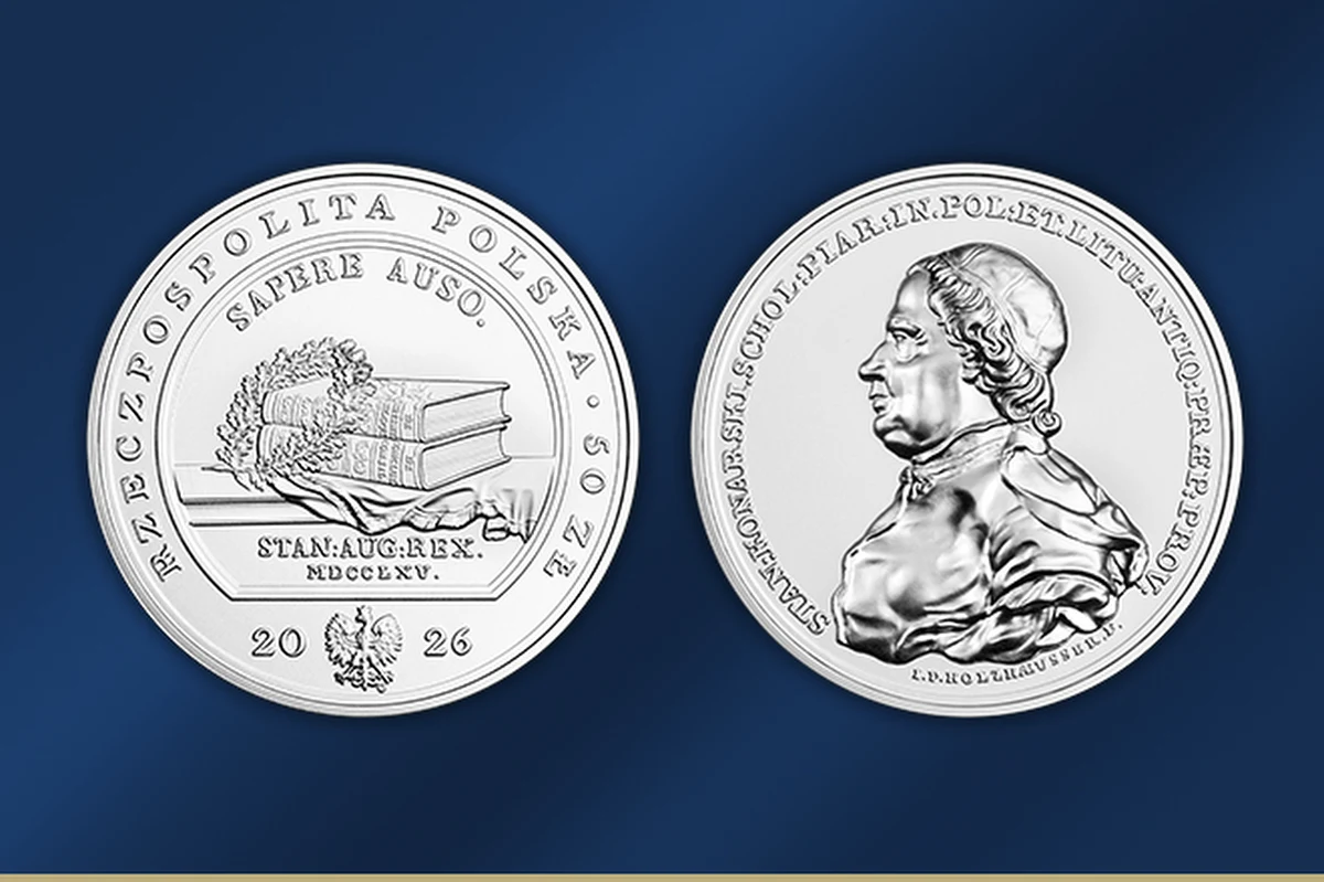 Narodowy Bank Polski wydał nową srebrną monetą kolekcjonerską. Tym razem w serii "Skarby sztuki medalierskiej" pojawiła się wyjątkowa emisja poświęcona Stanisławowi Konarskiemu – wybitnemu reformatorowi i twórcy Collegium Nobilium. 