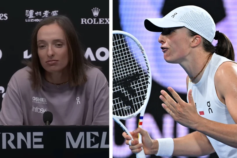 Świątek dostała pierwsze pytanie i nie wytrzymała. Nie mogła tego zostawić