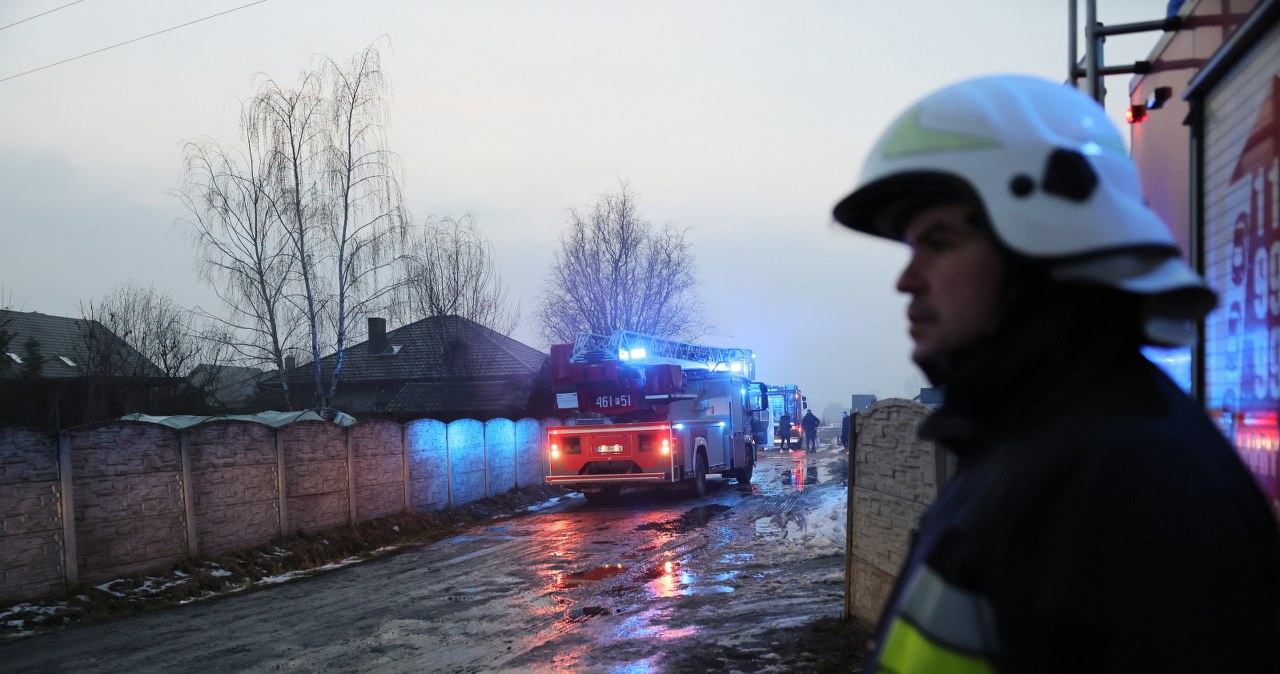 Wielkopolska. Pożar w Myjomicach. W szpitalu zmarła 38-latka, wcześniej zginął jej syn