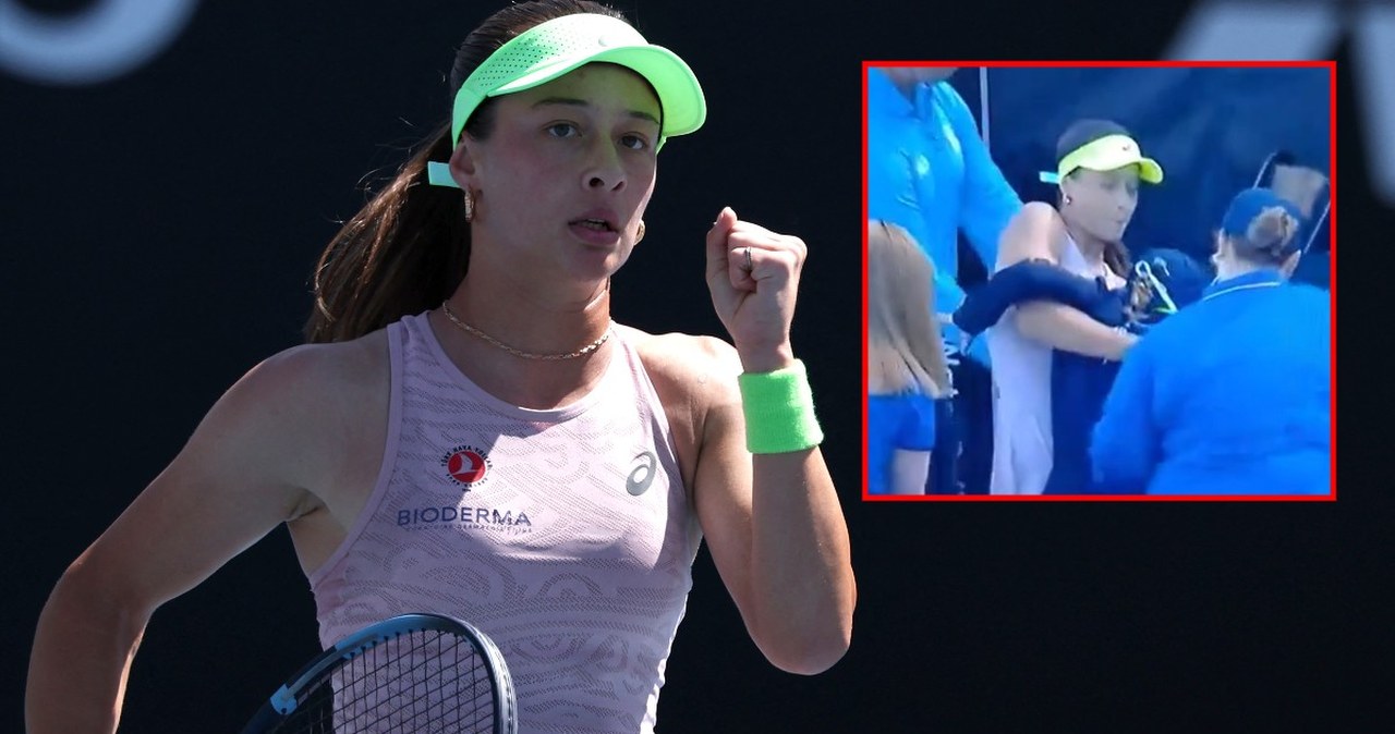 Wielki niepokój na starcie AO. Mecz przerwany, natychmiastowa interwencja