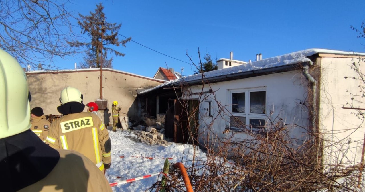 Orneta. Wybuch gazu w budynku wielorodzinnym, nie żyje 45-latek