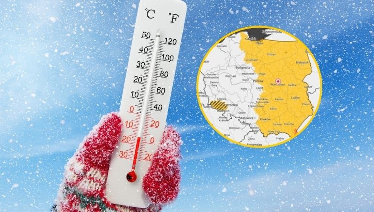 Silny mróz i ostrzeżenia IMGW. Zobacz, które regiony są najbardziej zagrożone