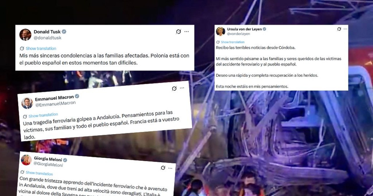 Katastrofa kolejowa w Hiszpanii. Jest głos Donalda Tuska