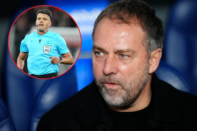 Gigantyczna burza po meczu Barcelony. Flick publicznie uderzył w sędziego