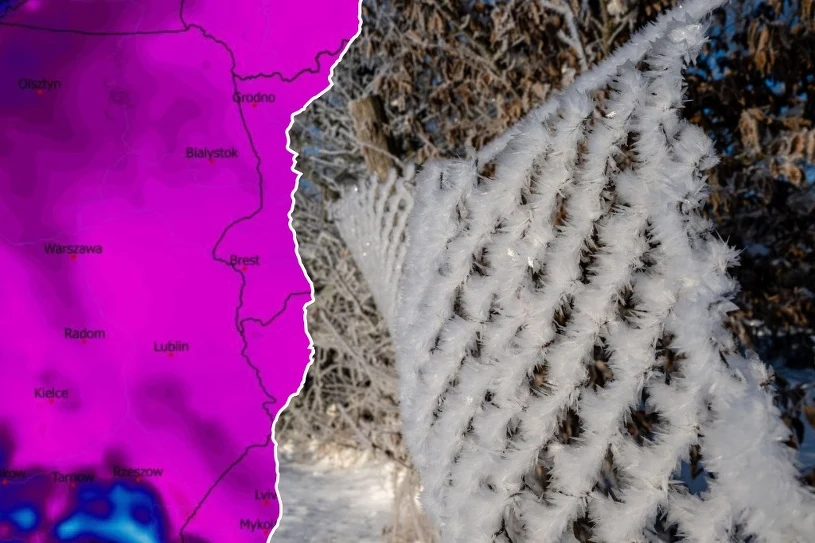 Arktyczny podmuch w Polsce. W jednej z miejscowości niemal -26 stopni