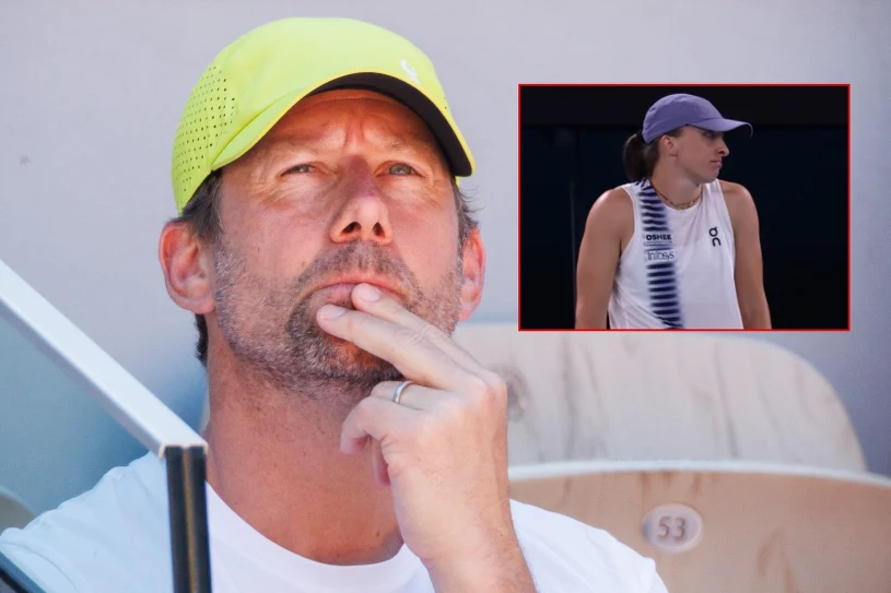 ​Świątek tylko wzruszyła ramionami. Niepokojące sceny, Fissette patrzył