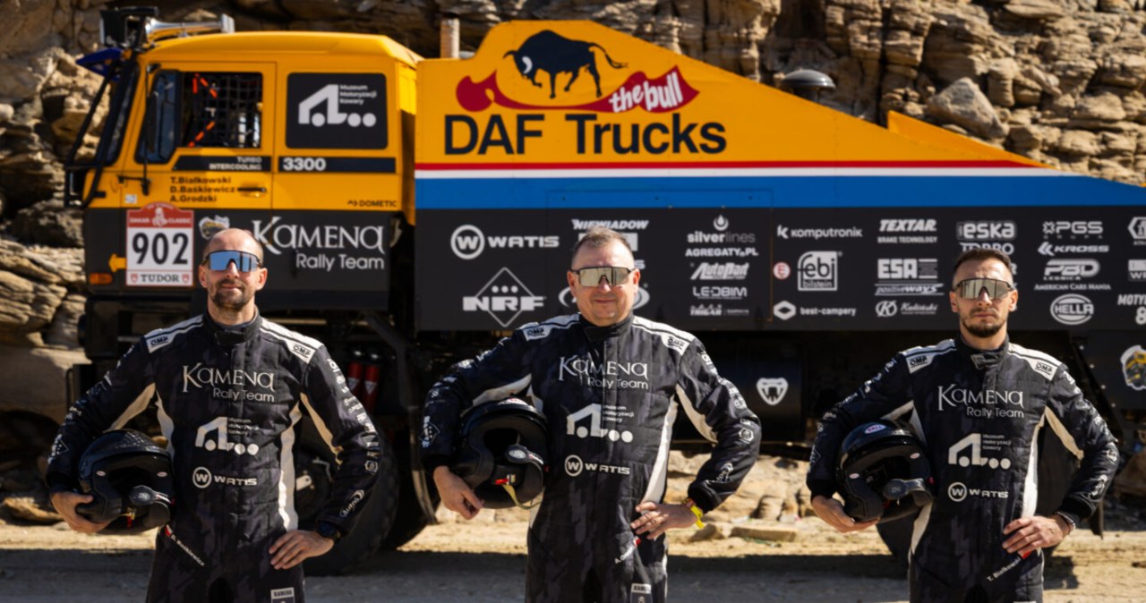 Polska załoga nie do zatrzymania. Wygrali Dakar Classic zabytkowym DAF-em