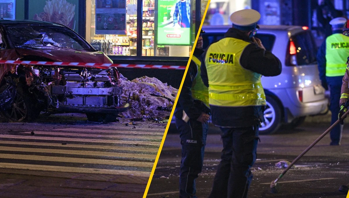 Lekarzom nie udało się uratować życia 5-latka rannego w wypadku w Warszawie. Na skrzyżowaniu ulic Grochowskiej i Zamienieckiej zderzyły się dwa auta osobowe. Jedno z nich dachowało i uderzyło w pieszych. 