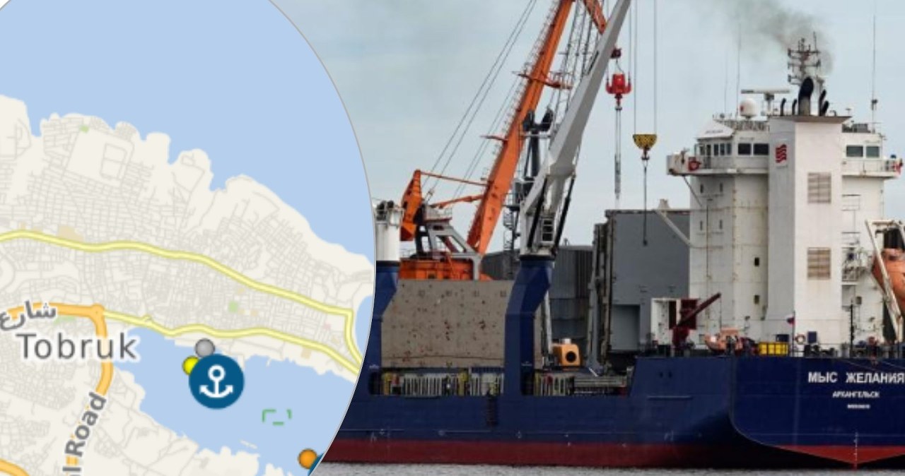 Sankcje nie powstrzymały Rosji. Wyśledzili statek z transportem broni