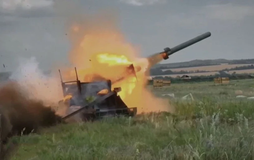 Rosjanie stworzyli potwora. To dron naziemny z ciężkim miotaczem płomieni 