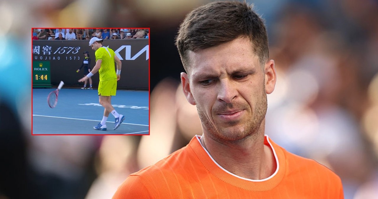 wiadomości,aktualności,Interia Sceny w meczu Hurkacza na Australian Open. Napad furii, nagle opuścił kort