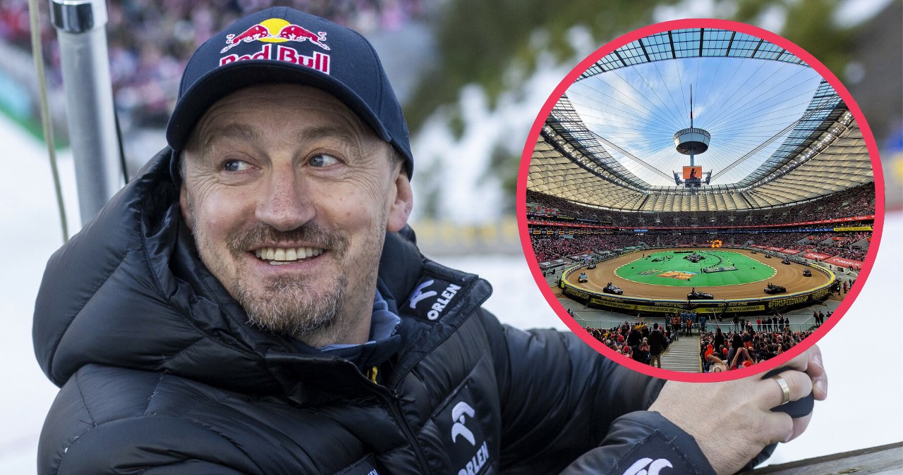 Adam Małysz prosto z mostu. Atmosfera się udziela, a PGE Narodowy kusi