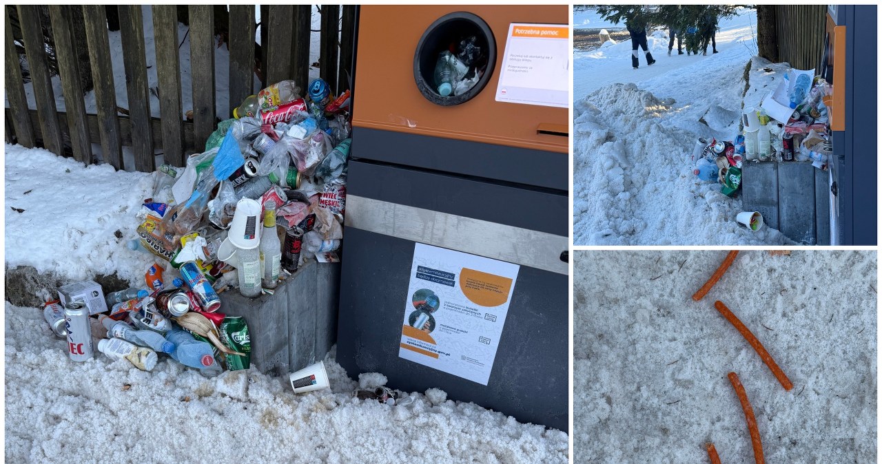 Góra śmieci na popularnym szlaku. Władze TPN oburzone zachowaniem turystów