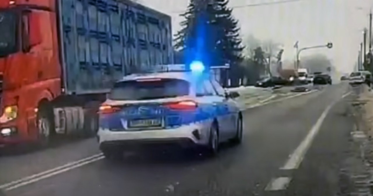 Sceny jak z filmu akcji na drodze nr 10. Wszystko zaczęło się w Dzierzążni