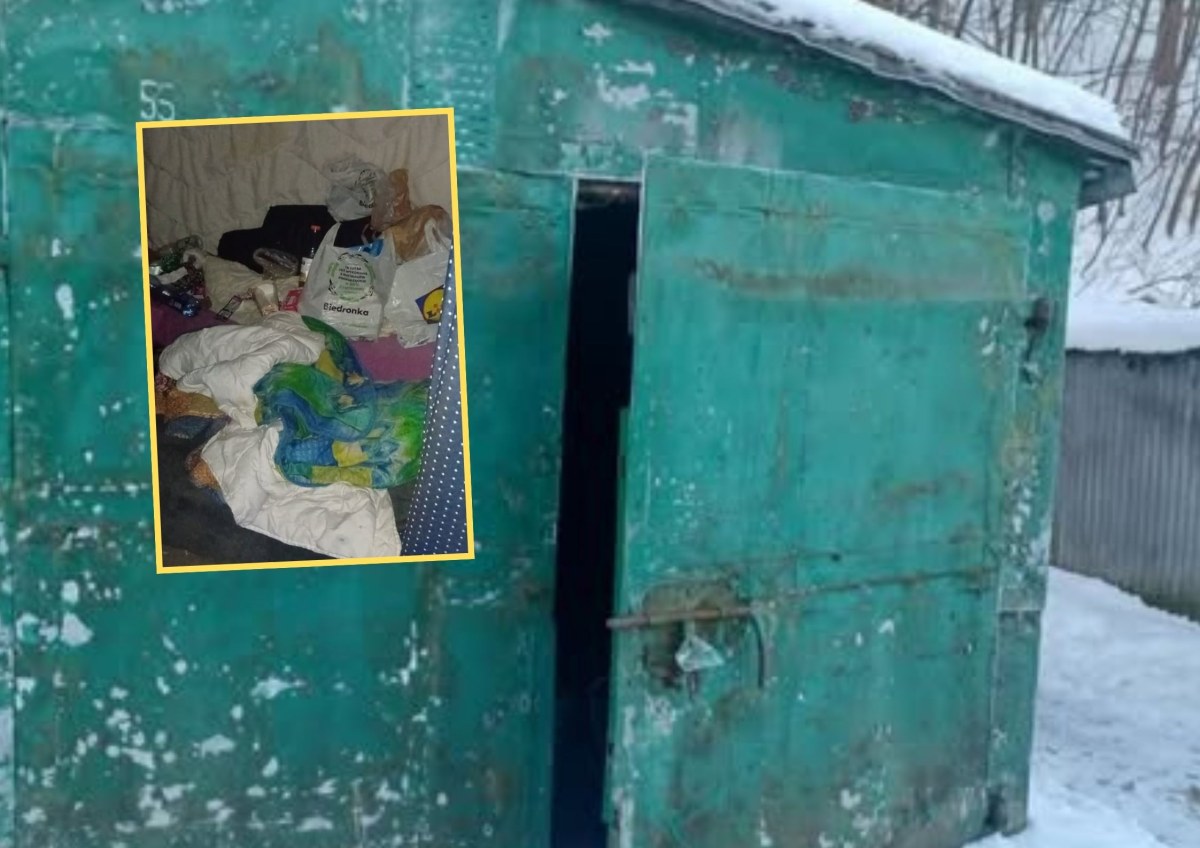 Ciężarna 34-latka koczowała w nieogrzewanym garażu. O krok od tragedii