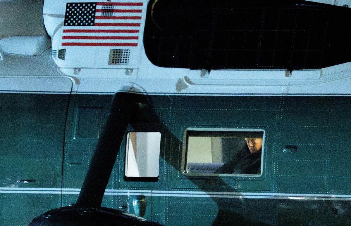 Niespodziewane problemy prezydenta USA. Samolot Air Force One z Donaldem Trumpem na pokładzie zawrócił do bazy lotniczej Andrews pod Waszyngtonem w związku z "niewielkim problemem z elektroniką". Do Davos Trump przybędzie z opóźnieniem.