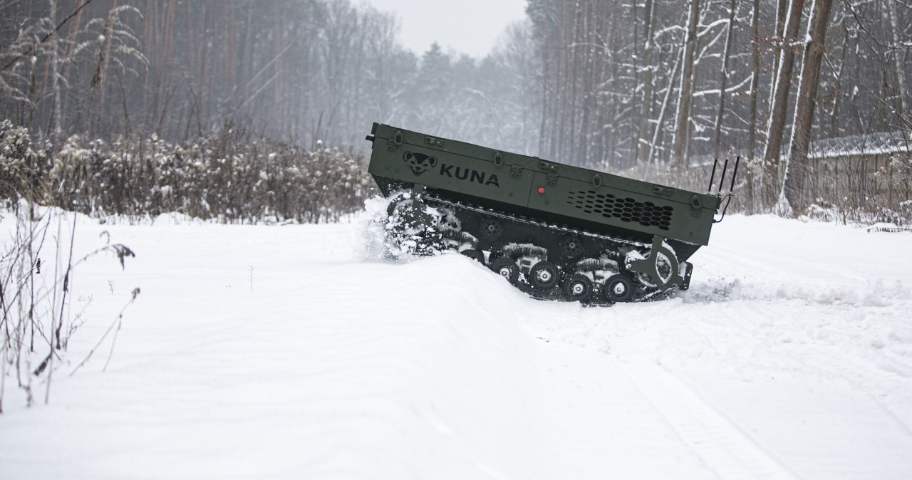 "Kuna" w zimowej odsłonie. Testy polskiego naziemnego bezzałogowca