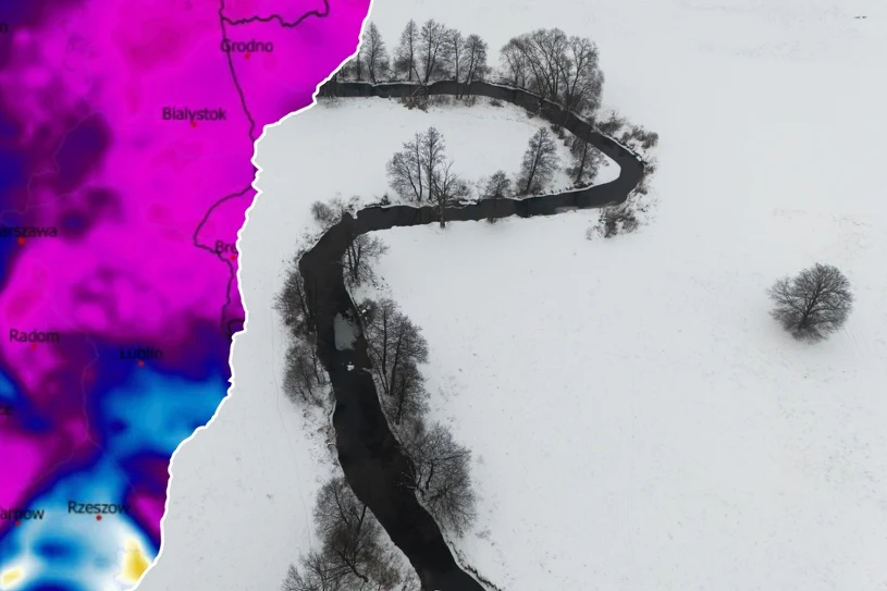 Dwudziestostopniowe mrozy nie odpuszczają. gwałtownie wrócą do części Polski