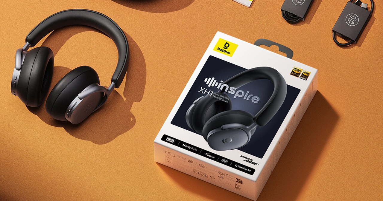 Słuchawki Baseus Inspire XH1 ANC - ambitny krok w stronę premium?