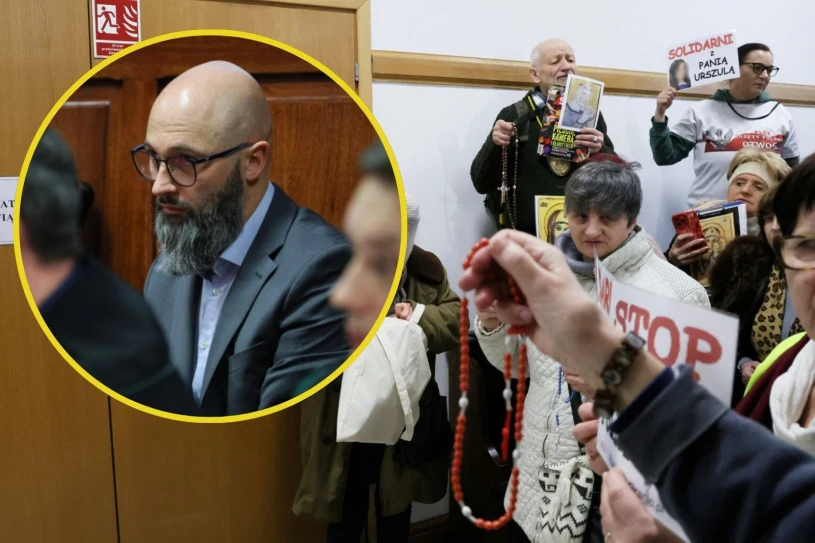Początek procesu księdza Olszewskiego. Protesty i modlitwy przed sądem