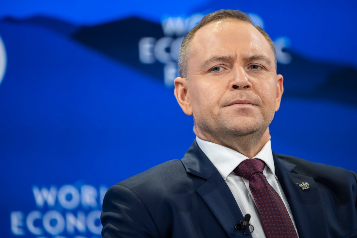 Prezydent Nawrocki spotkał się z Donaldem Trumpem w Davos