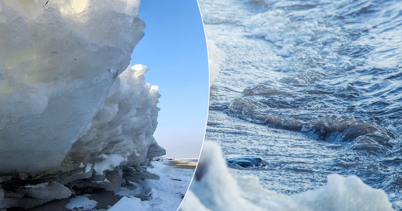 Lodowe tsunami w Polsce. Z Bałtyku "wyszły" torosy [ZDJĘCIA]