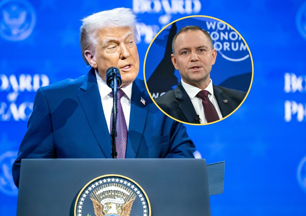 Trump wskazał w Davos Karola Nawrockiego. "Jestem z niego dumny"