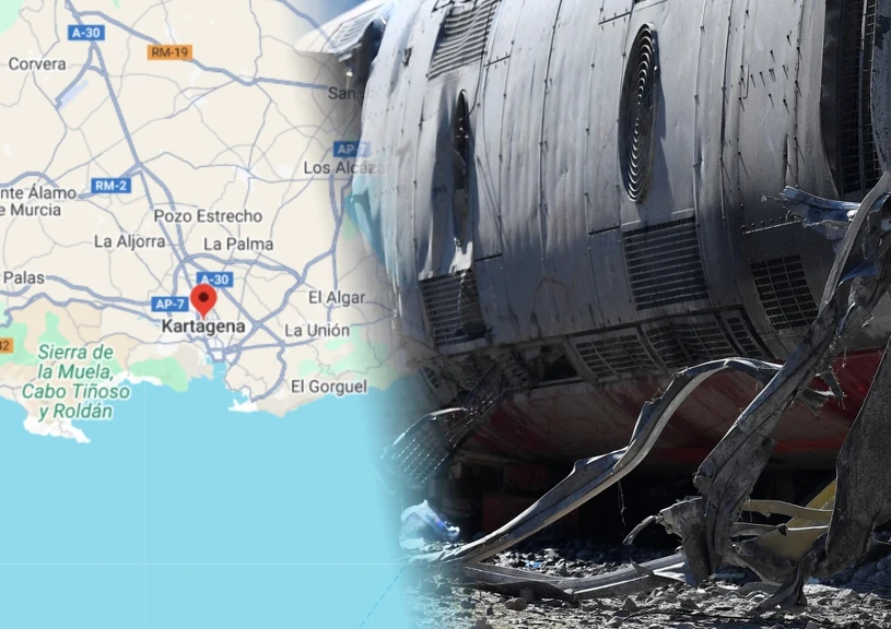 Czarna seria na hiszpańskiej kolei. Zderzenie pociągu z dźwigiem