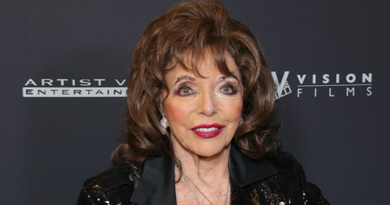 Joan Collins olśniewa na premierze. Patrzcie tylko na kurtkę
