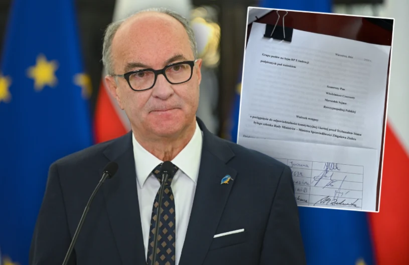 Marszałek Sejmu pokazał dokument. "Przyszła kryska na Matyska"