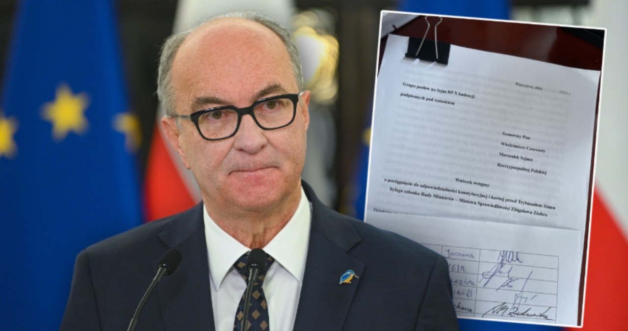 Wniosek o Trybunał Stanu dla Ziobry. Czarzasty pokazał dokument