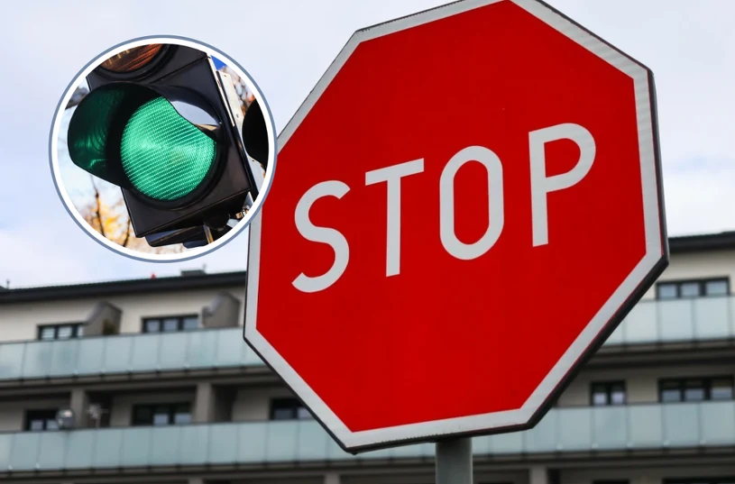 Zielone światło ważniejsze niż STOP? Kuriozalny wyrok trafił do Sądu Najwyższego