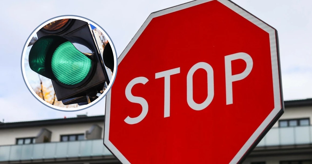Zielone światło ważniejsze niż STOP? Kuriozalny wyrok trafił do Sądu Najwyższego