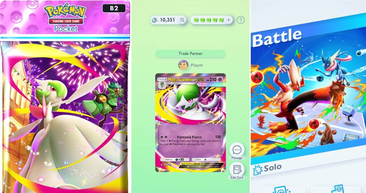 Olśniewający Mega Gardevoir w nowym rozszerzeniu do Pokémon TCG Pocket