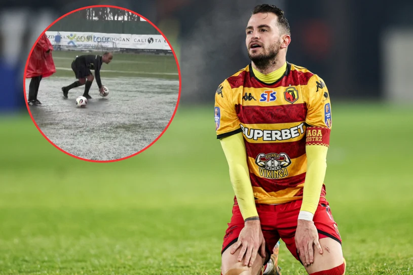 Nagły koniec meczu Jagiellonii. Prowadziła i taka decyzja. Jest komunikat