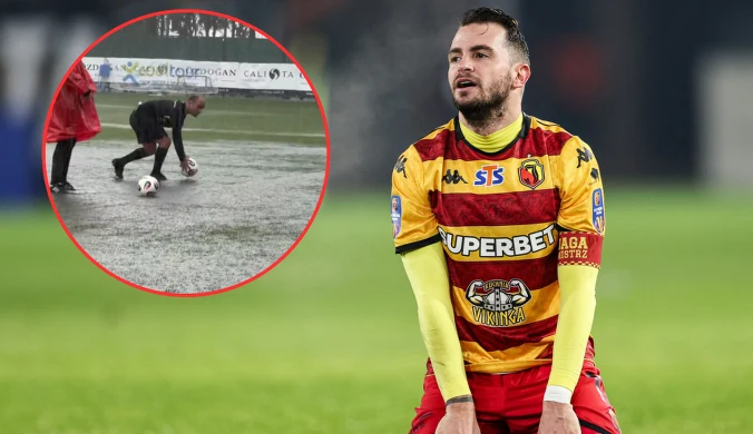 Nagły koniec meczu Jagiellonii. Prowadziła i taka decyzja. Jest komunikat