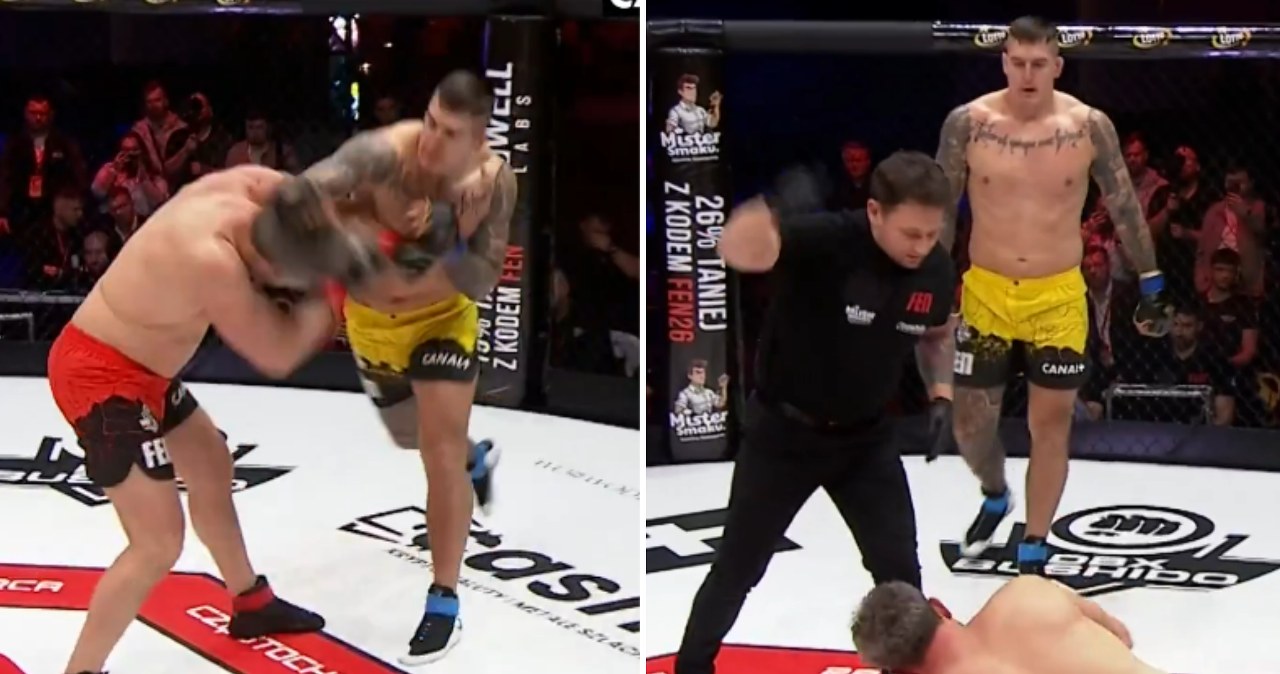 Nokaut w pierwszej rundzie, polski bokser naprawdę to zrobił. "Żal patrzeć"