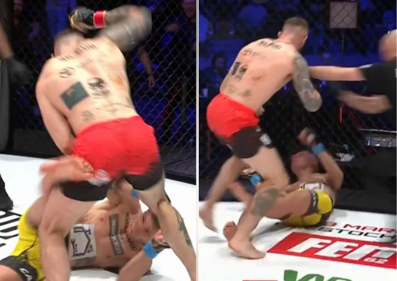 Sceny w Kielcach, 11 sekund i nokautujący cios. Pierwsza taka sytuacja