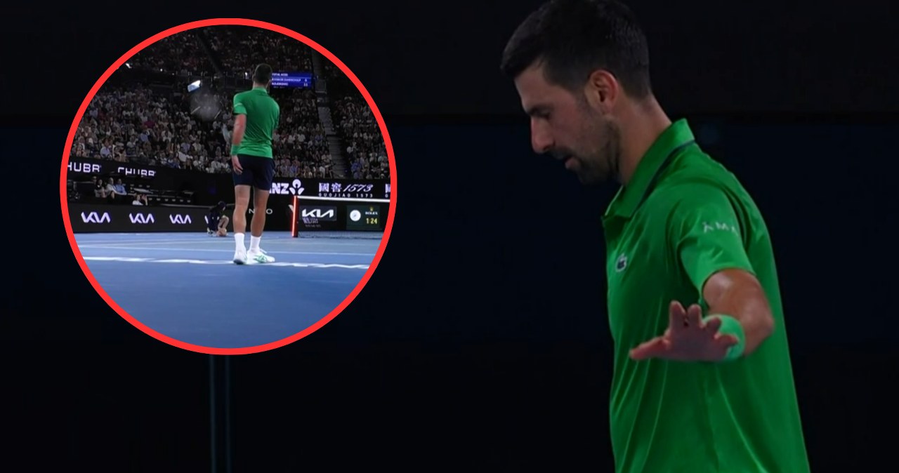 Gromy w Djokovicia. Pachniało dyskwalifikacją, uratowały go centymetry
