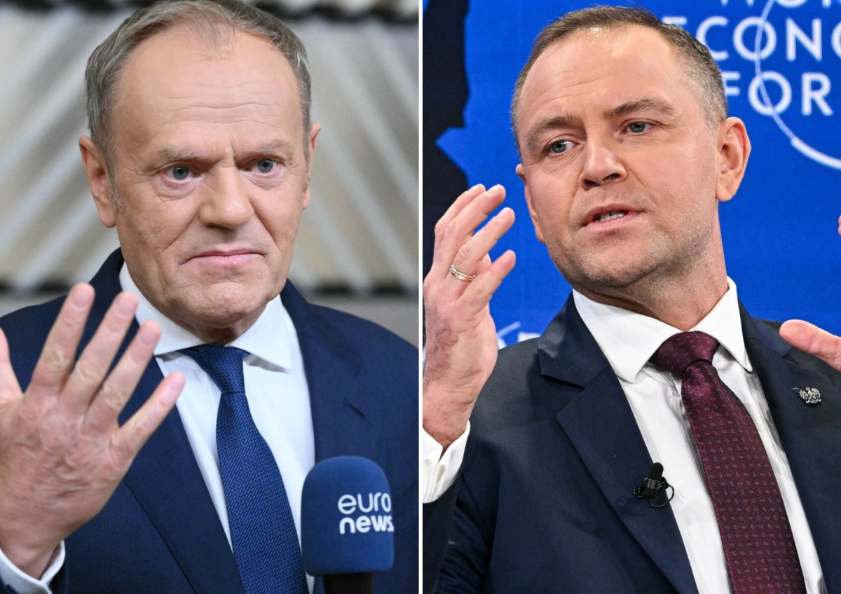 "Czas wstać z kolan". Tusk wbił szpilę Nawrockiemu i wywołał burzę