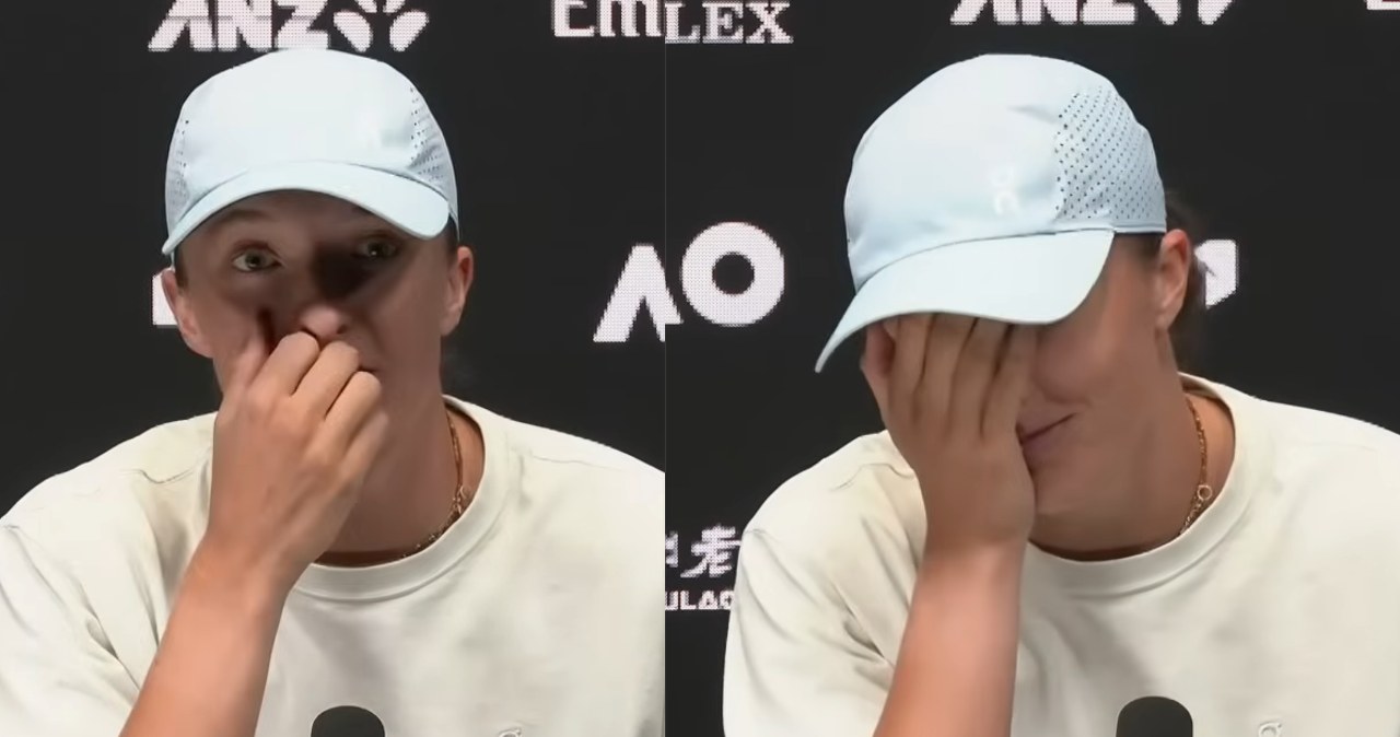 Konfuzja po meczu. Świątek złapała się za twarz. "Przepraszam, za późno"