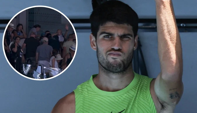 Mecz Alcaraza przerwany, chwile grozy na AO. Do akcji wkroczyły służby