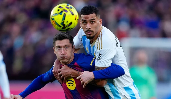 "Lewy" posłany w bój. Barcelona męczyła się z beniaminkiem. Potem egzekucja