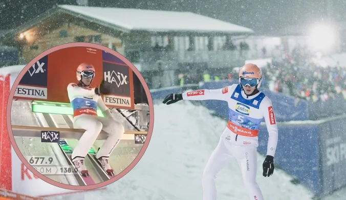 Dawidowi Kubackiemu groziła dyskwalifikacja, "Wadził się na belce"