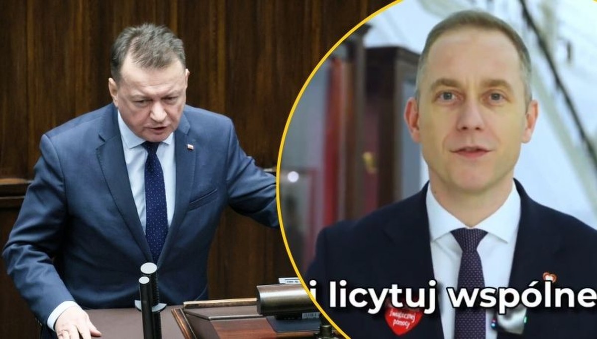 Błaszczak zawiadamia prokuraturę. Chodzi o licytację Tomczyka na WOŚP