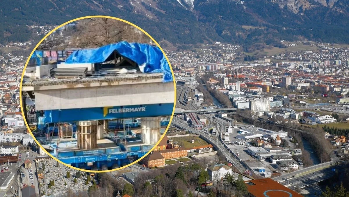 W Innsbrucku doszło do spektakularnej operacji inżynieryjnej, która już została okrzyknięta jednym z najbardziej złożonych przedsięwzięć kolejowych ostatnich lat w Austrii. Nowy most Rauchmühle, ważący aż 1400 ton, został przesunięty niemal 100 metrów przez środek miasta – i to bez użycia choćby jednego dźwigu.