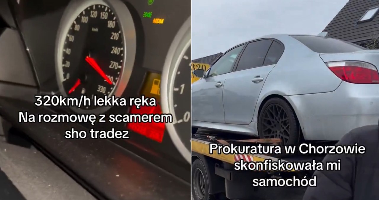 Jechali autostradą A4 300 km/h, film wrzucili do sieci. Ruch prokuratury
